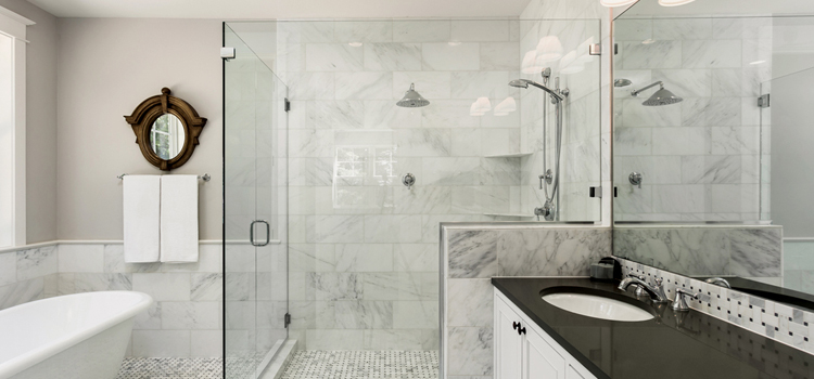 bathroom shower door installation in El Centro