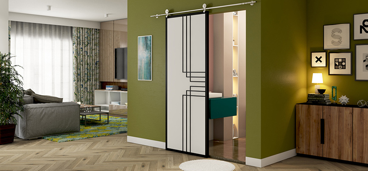 sliding bathroom door installation in El Centro